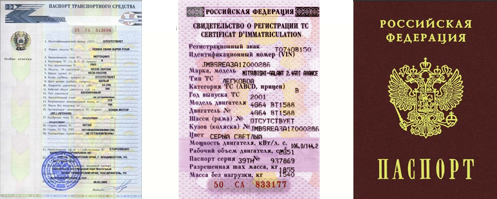 Документы для залога авто